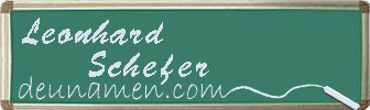 Leonhard Schefer Visitenkarte